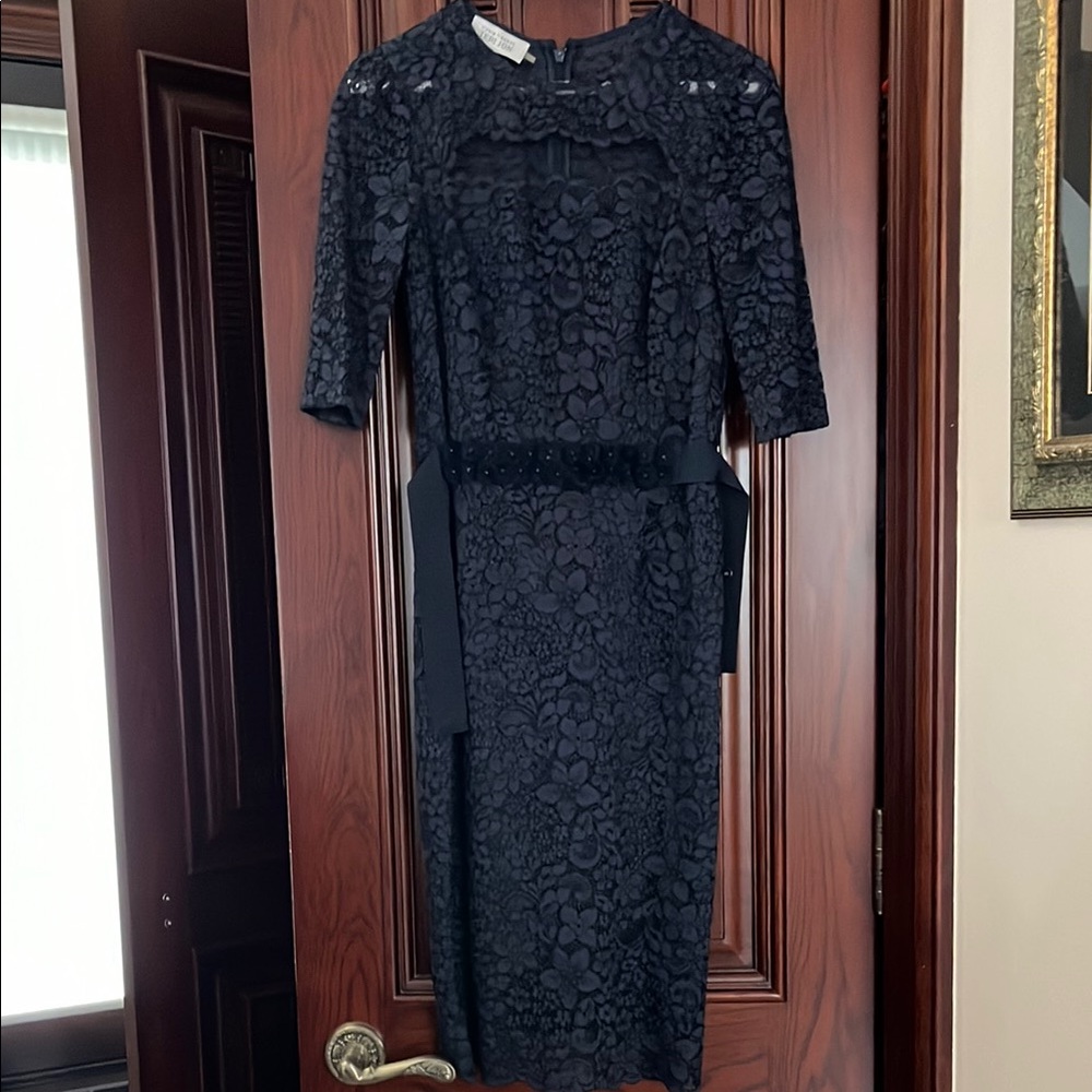 Elegant Black Lace Dress